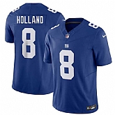 Men & Women & Youth New York Giants #8 Jevon Holland Blue 2025 F.U.S.E. Vapor Untouchable Limited Stitched Jersey,baseball caps,new era cap wholesale,wholesale hats